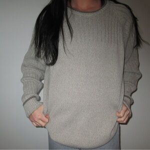 Columbia tan knit men’s tall XL sweater! #winter #sweater